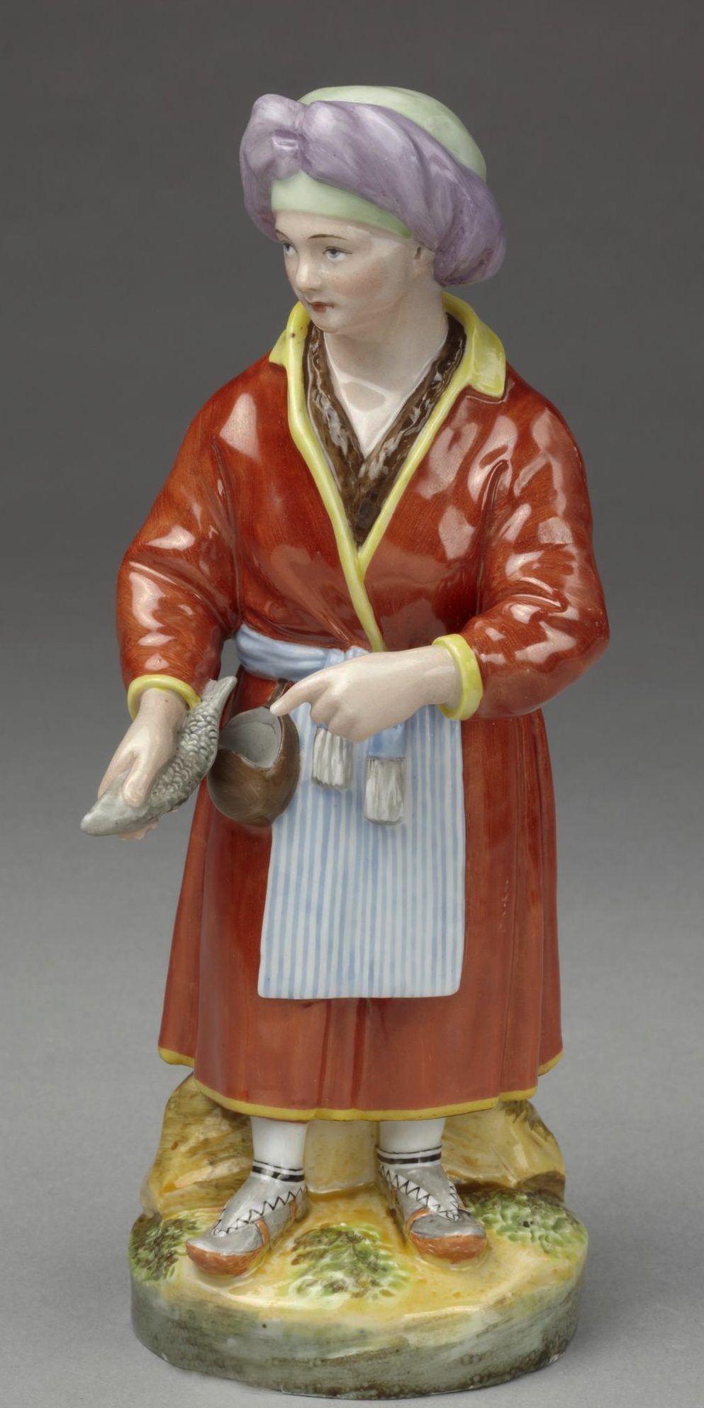 Russian Imperial Porcelain Factory figure "Laplander Woman" by Rachette. Series "People of Russia"