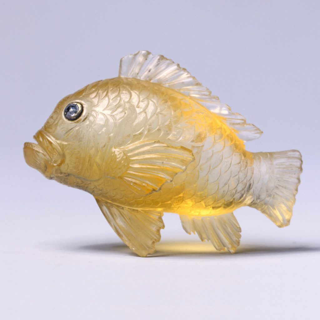 Faberge gold fish