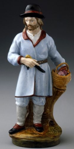 Russian Imperial Porcelain Factory figure "Finnish Man" by Rachette. Series "People of Russia"
