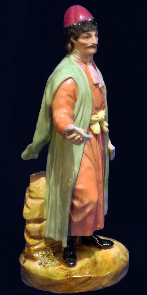 Russian Imperial Porcelain Factory figure of Armenian Man from People of Russia series by Rachette