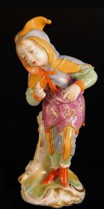 Russian Imperial Porcelain Factory Figure Girl From Italian Comedy By Spiess 3