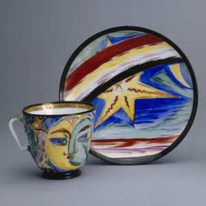 Soviet Porcelain Cup Saucer Shchekotikhina Pototskaya 01