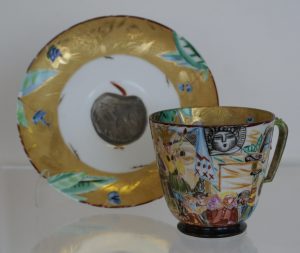 Soviet Porcelain Cup Saucer Shchekotikhina Pototskaya 07