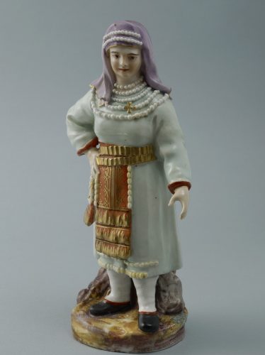 Russian Imperial Porcelain Factory figure "Finnish Woman" by Rachette
