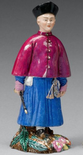 Russian Popov porcelain figure of Chinese Man