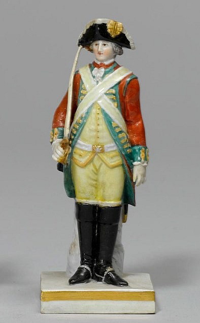 Meissen German Guard figurine. Model number K28