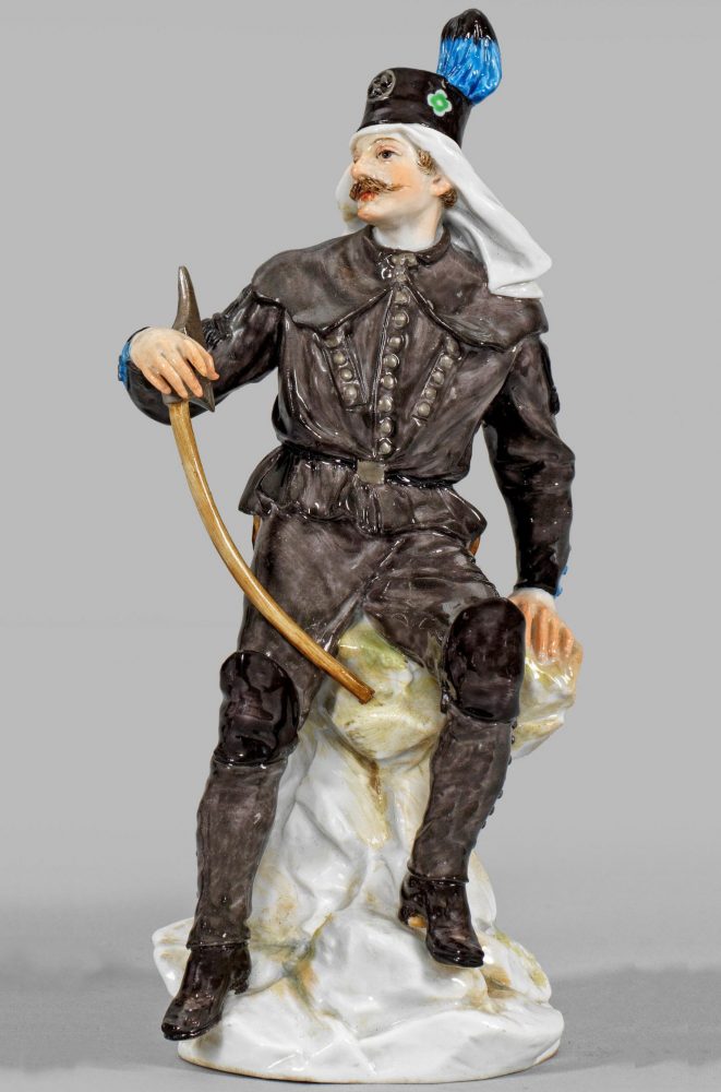 Meissen model number Q190i from the series of 25 figurines in Traditional German Costumes