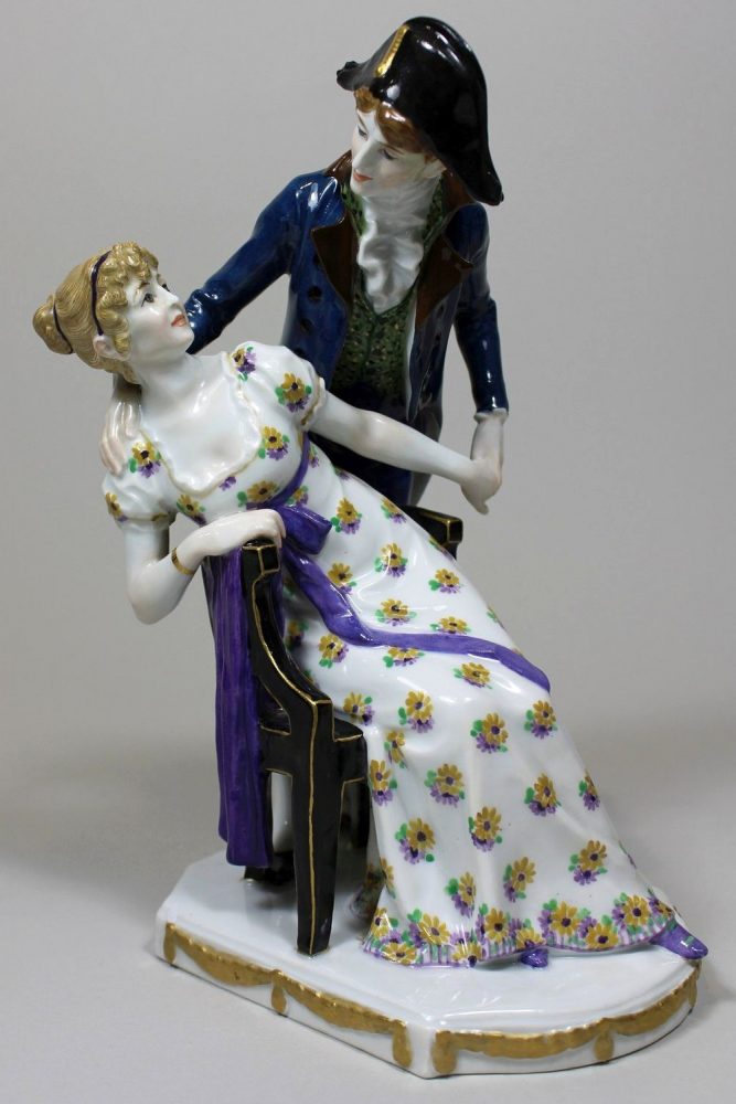 Meissen couple. Model A257 by Alfred Konig