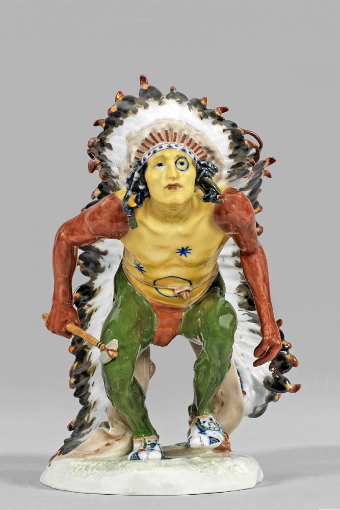 Meissen V121 Indian Figure