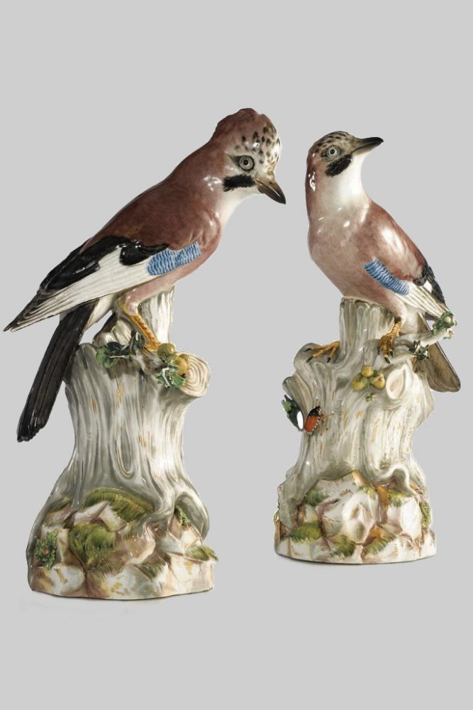 Meissen F104 Jays Birds