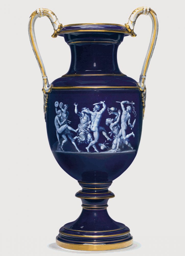 Meissen G167 Vase French Enamel