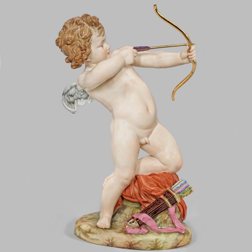Meissen M159 Cupid Arrow Hirt