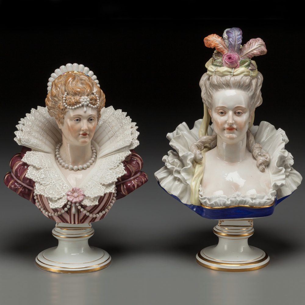 Meissen K185 K186 Busts