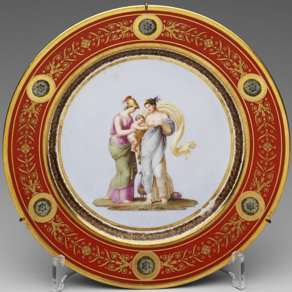 Sevres Plate Olympic Service 10