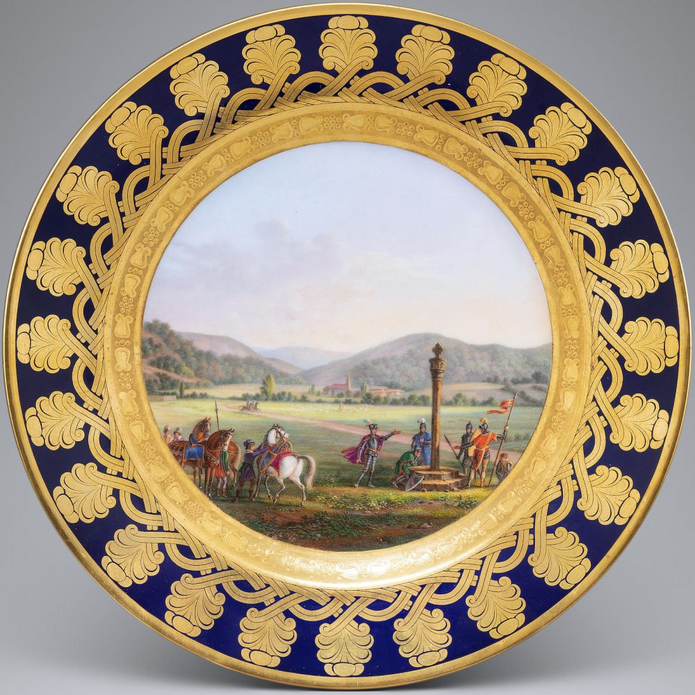 Sevres Plate 41 Service Des Vues Diverses
