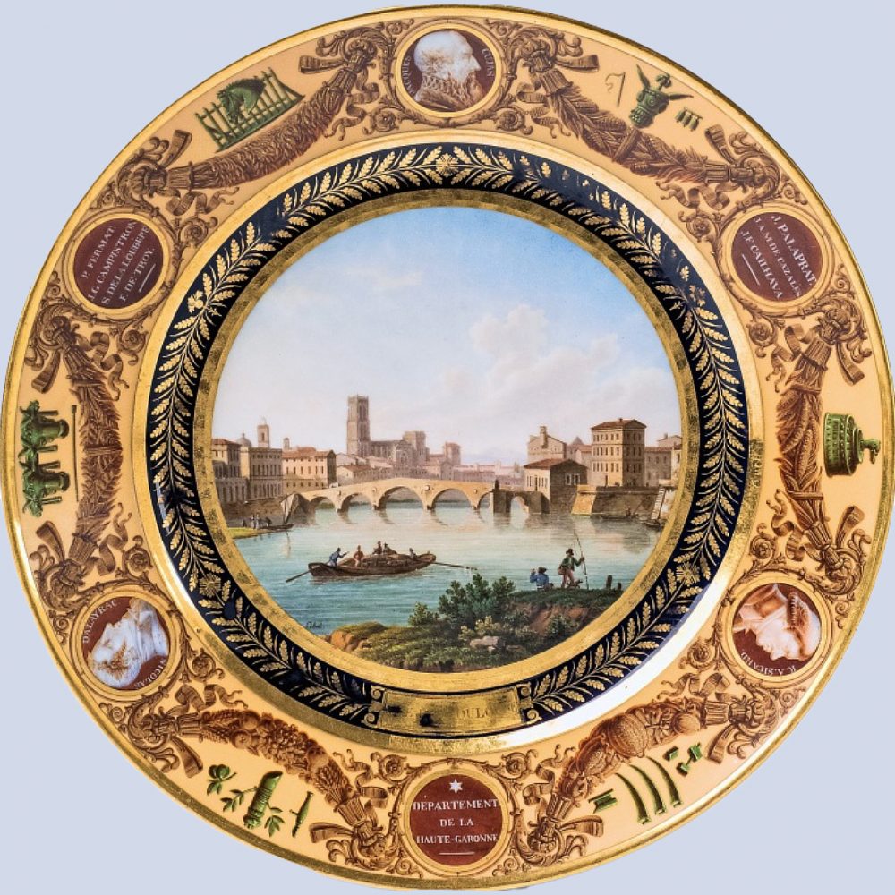 Sevres Plate Departements Service 03
