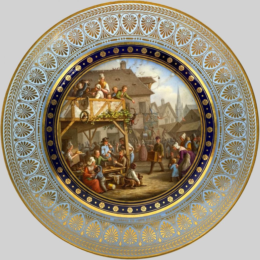 Sevres Plate Agronomique Service 04