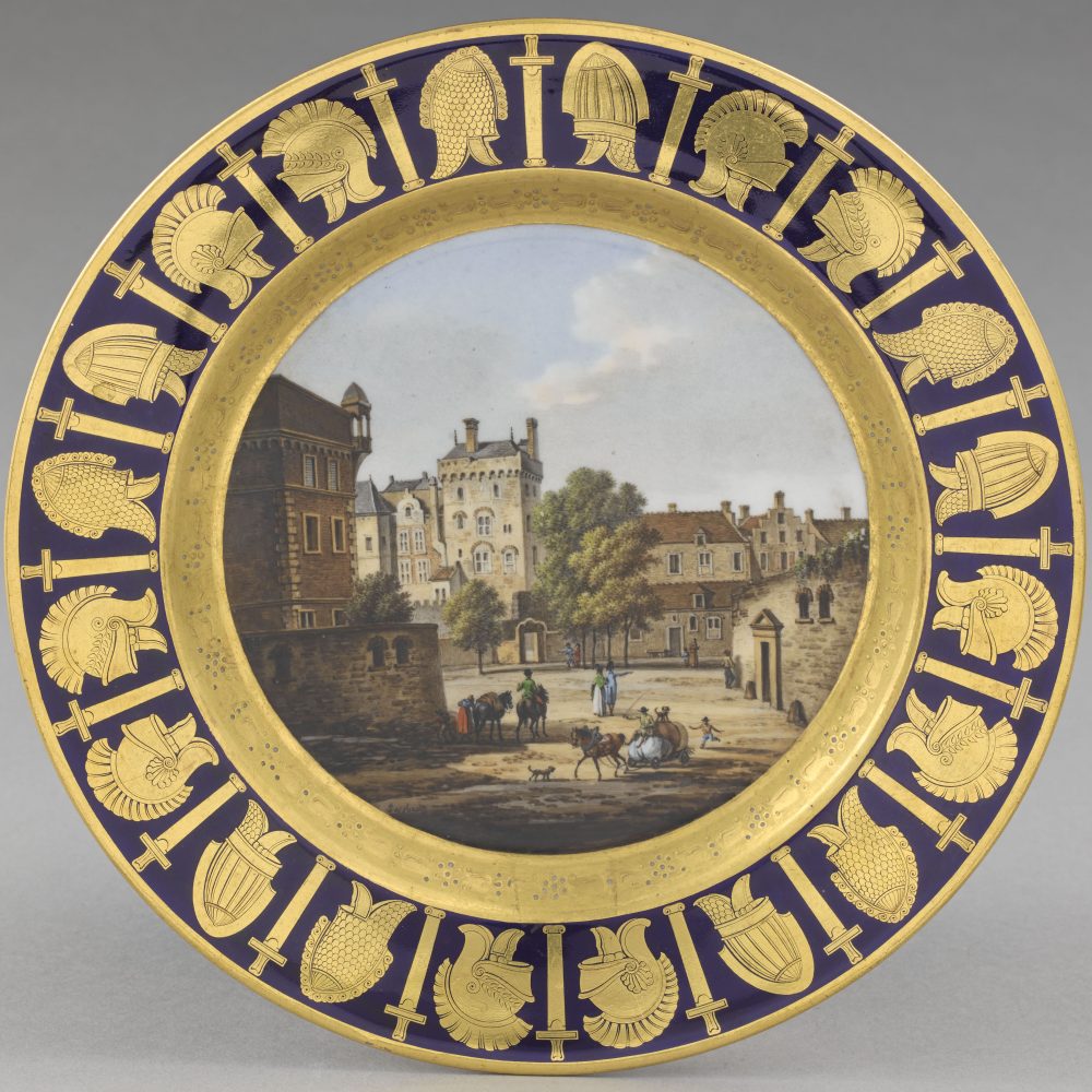 Sevres Plate 01a Service Des Vues Diverses Utrecht