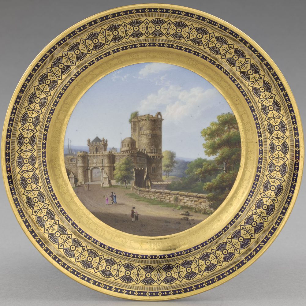 Sevres Plate 06a Service Des Vues Diverses Loewenburg