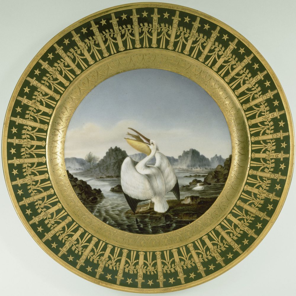 Sevres Plate 21 Service Particulier De Lempereur Pelican