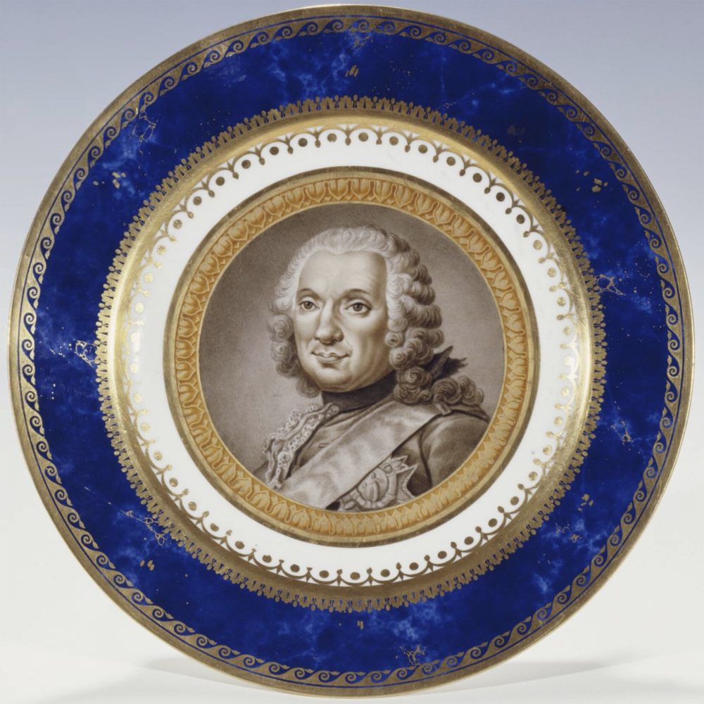 Sevres Service Iconographique 20 Le Marquis De Chevert Portrait