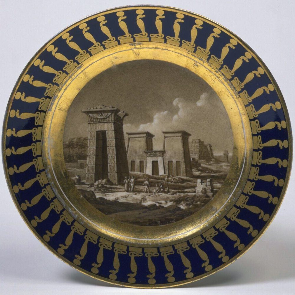 Sevres Egyptian Service Plate 04