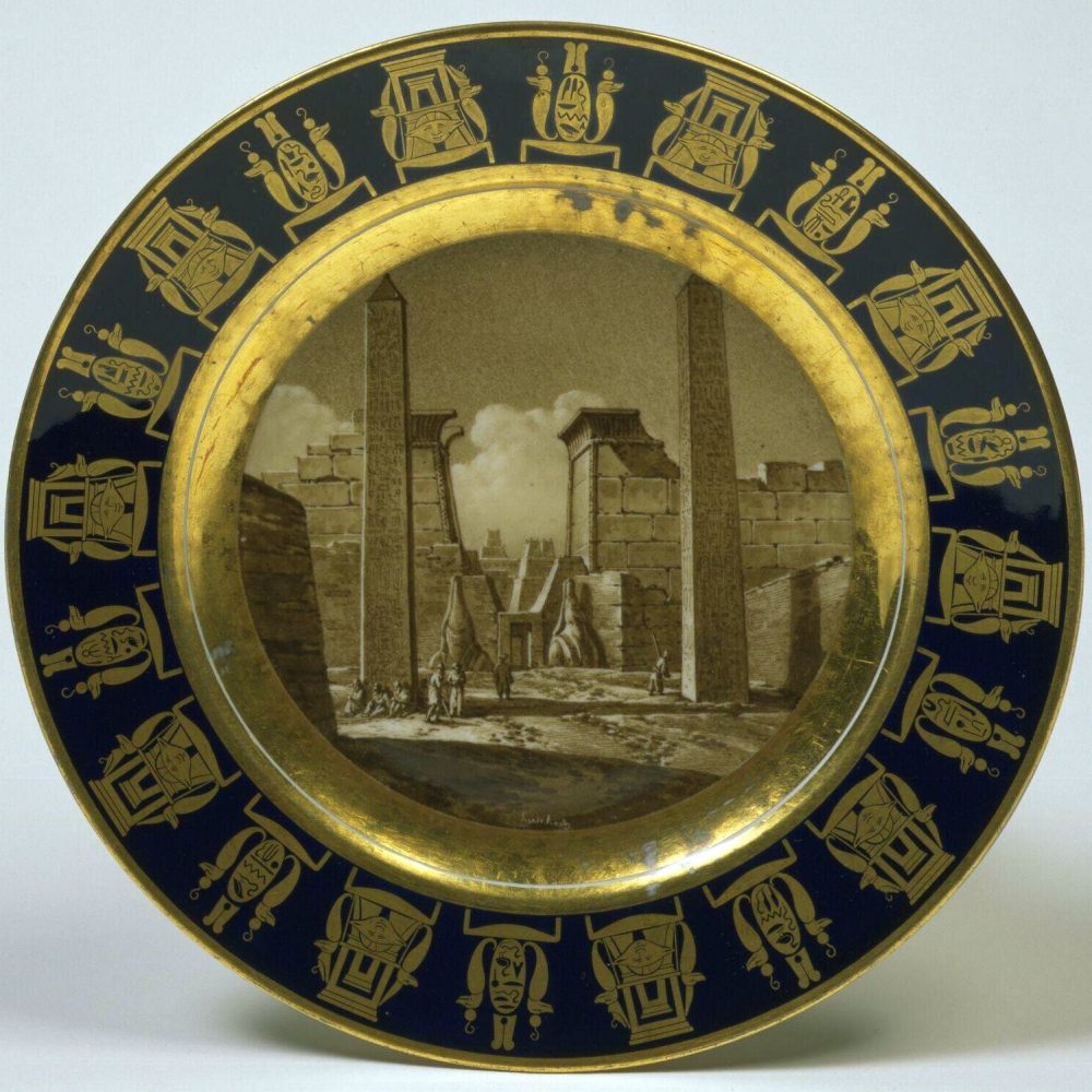 Sevres Egyptian Service Plate 06