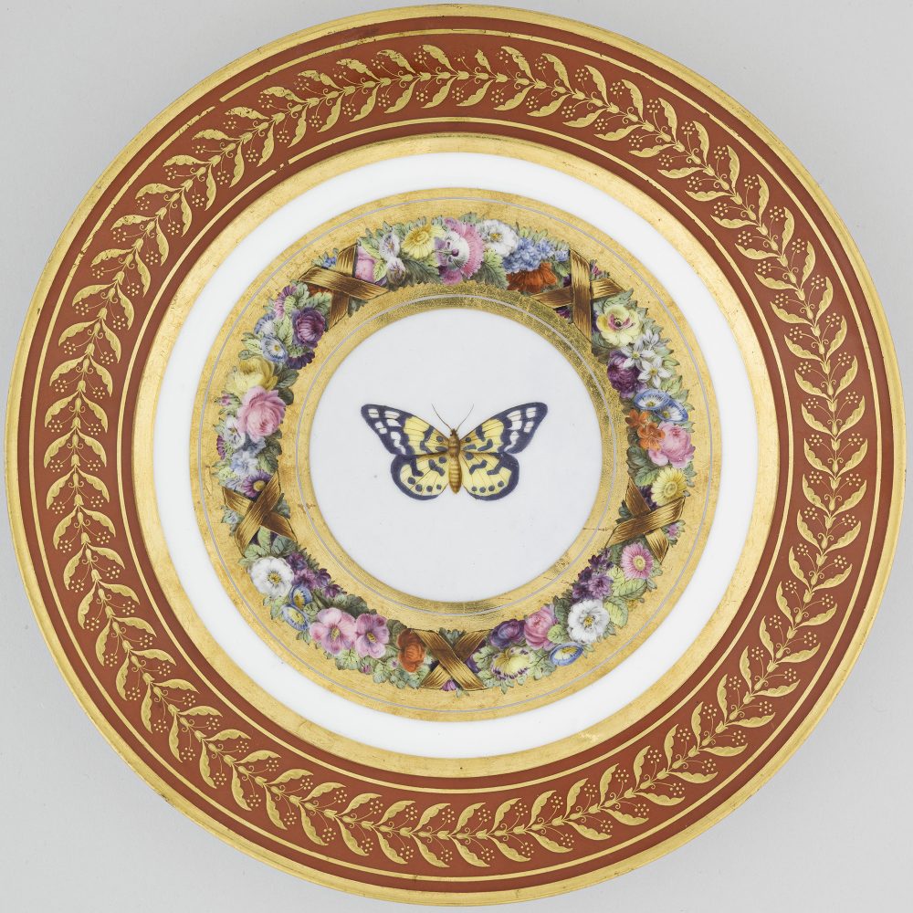 Sevres Butterfly Plate 04