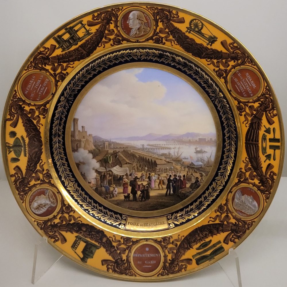 Sevres Plate Departements Service 05l