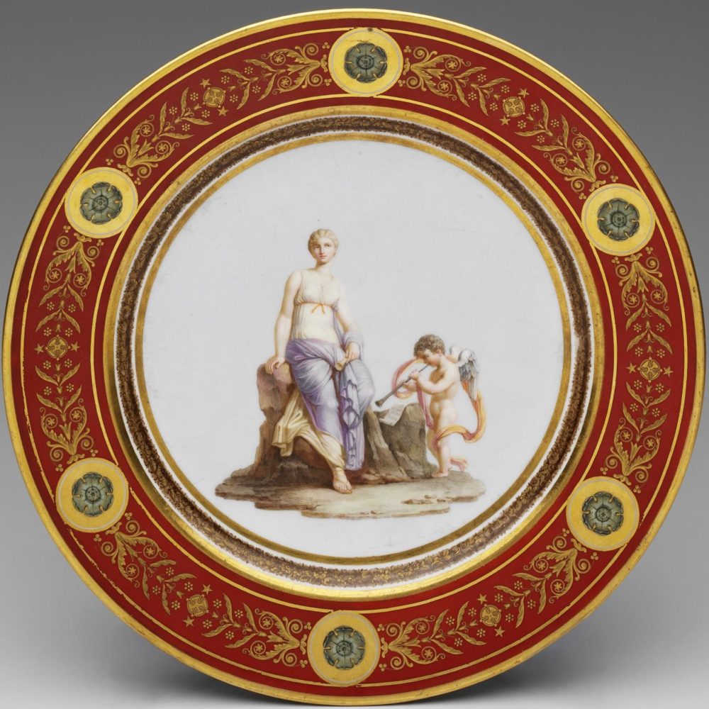Sevres Plate Olympic Service 02 Euterpe
