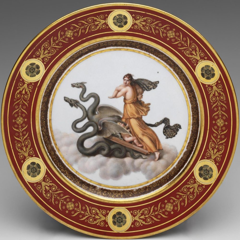 Sevres Plate Olympic Service 14 Medea