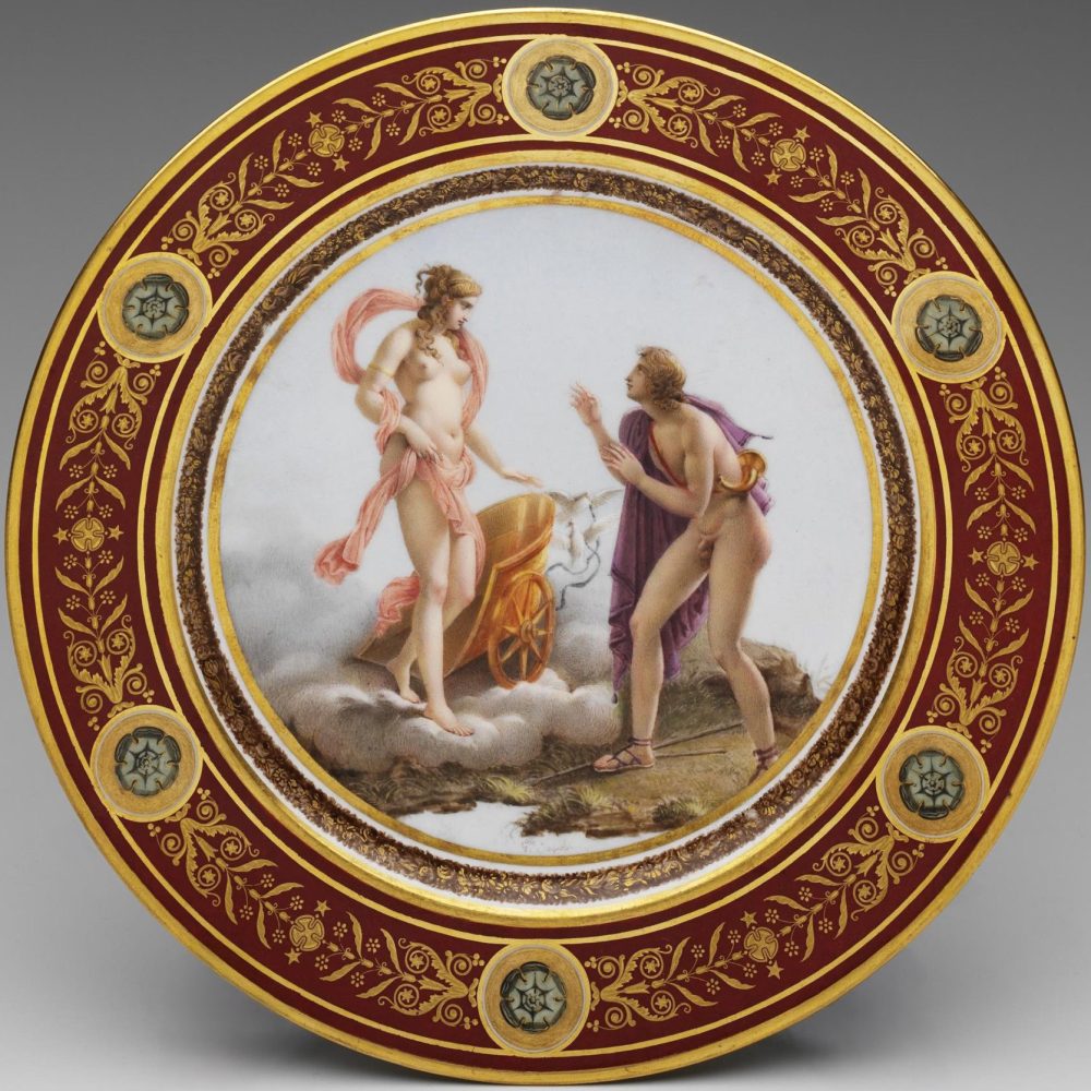 Sevres Plate Olympic Service 47 Venus And Adonis