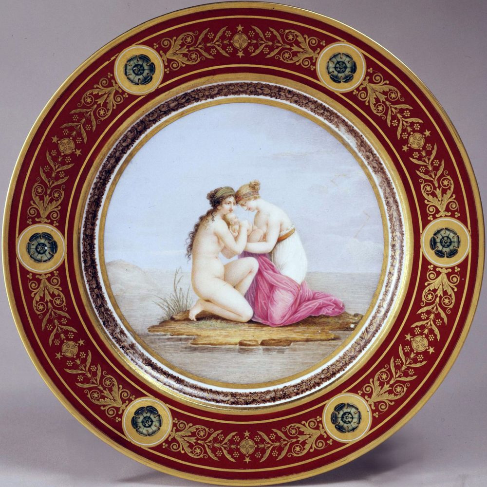 Sevres Plate Olympic Service 56 Vulcan And Thetis