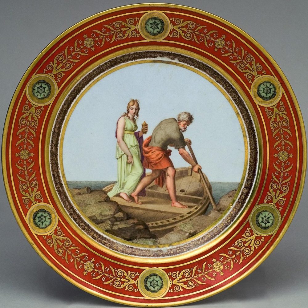 Sevres Plate Olympic Service Psyche