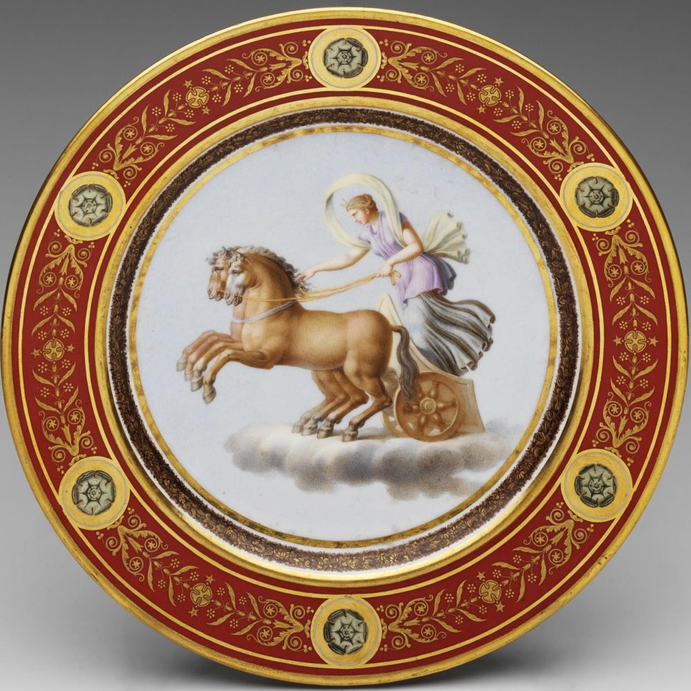 Sevres Plate Olympic Service Selene