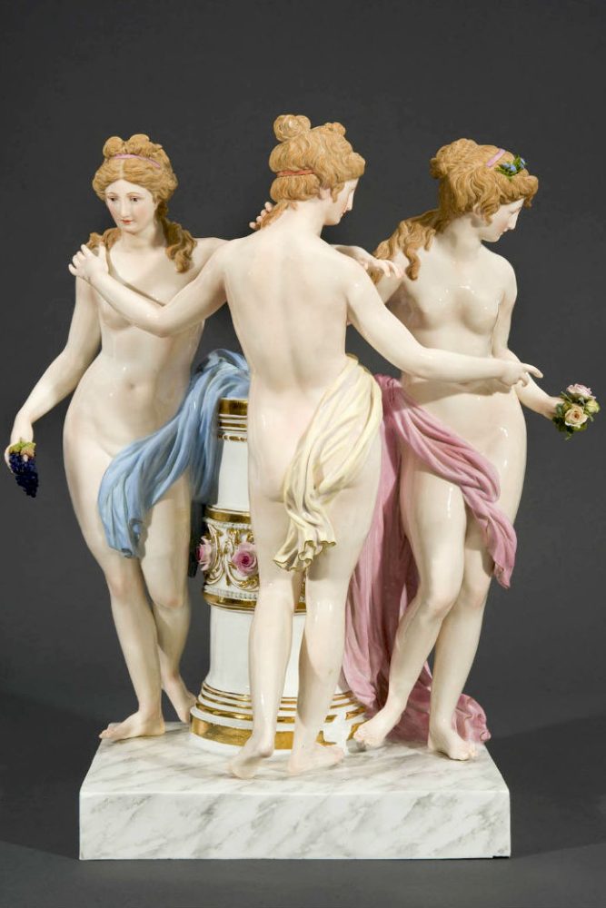 Meissen H71 Figural Group Three Graces