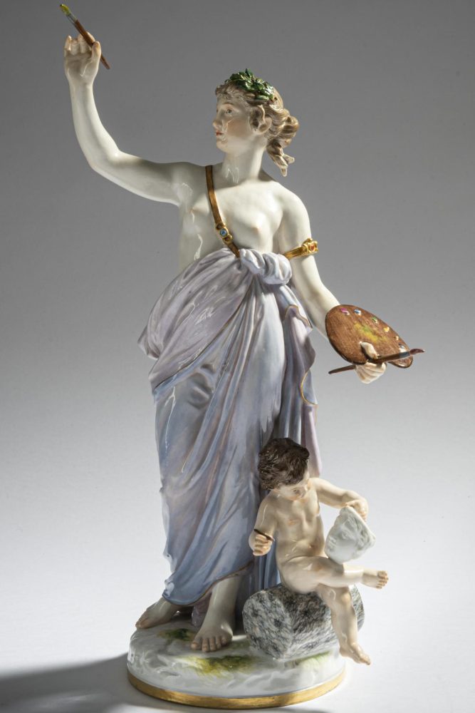 Meissen N160 Group Allegory Painting