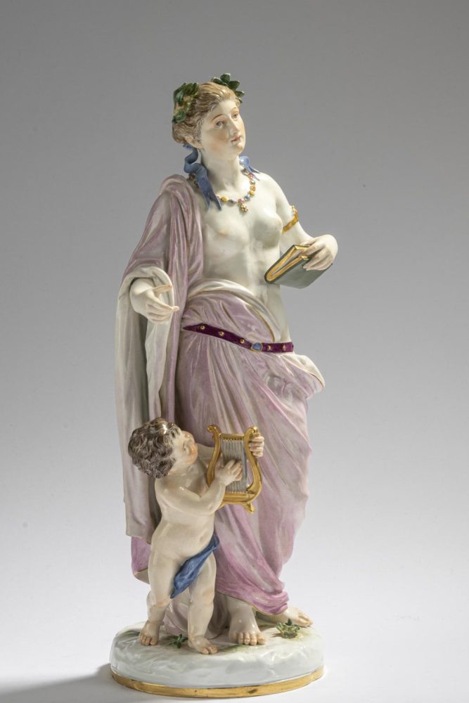 Meissen Group Allegory of Music. Hirt. N161