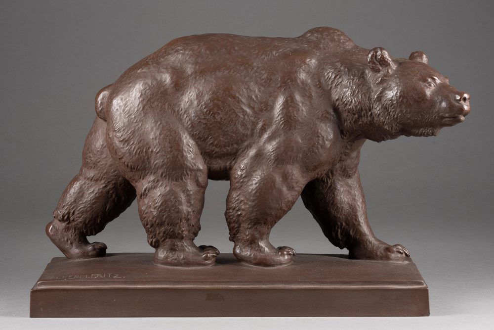 Meissen R214 Bear By Hermann Fritz Brown
