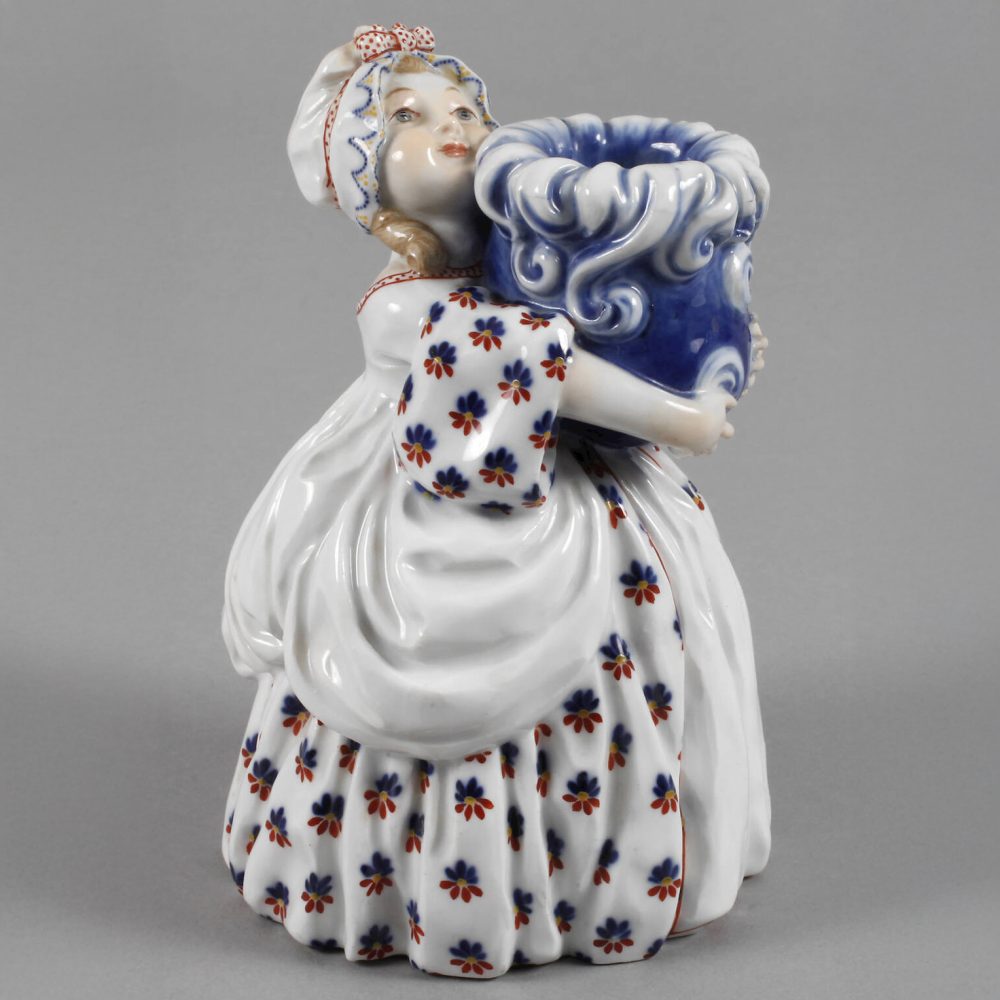 Meissen W138 Girl With Candlestick