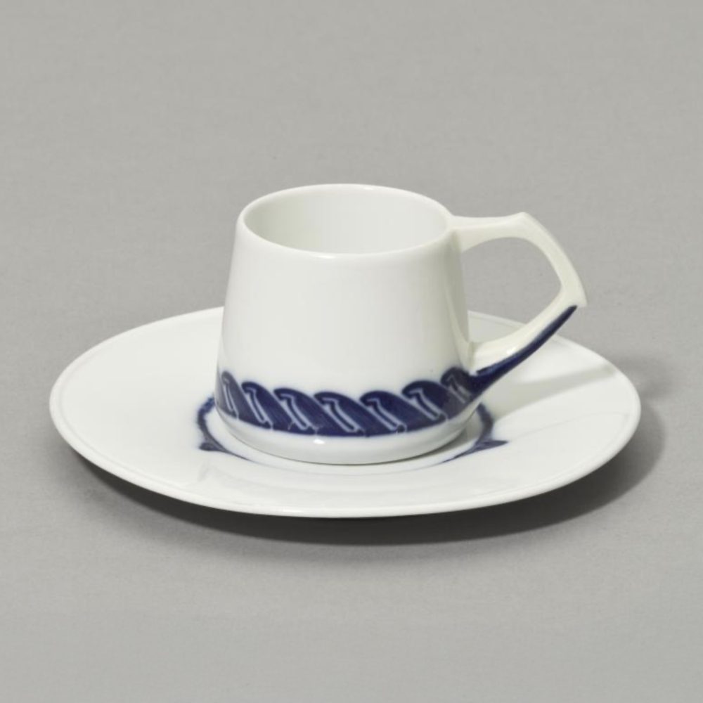 Meissen Whiplash Coffee Cup And Saucer By Henry Van De Velde