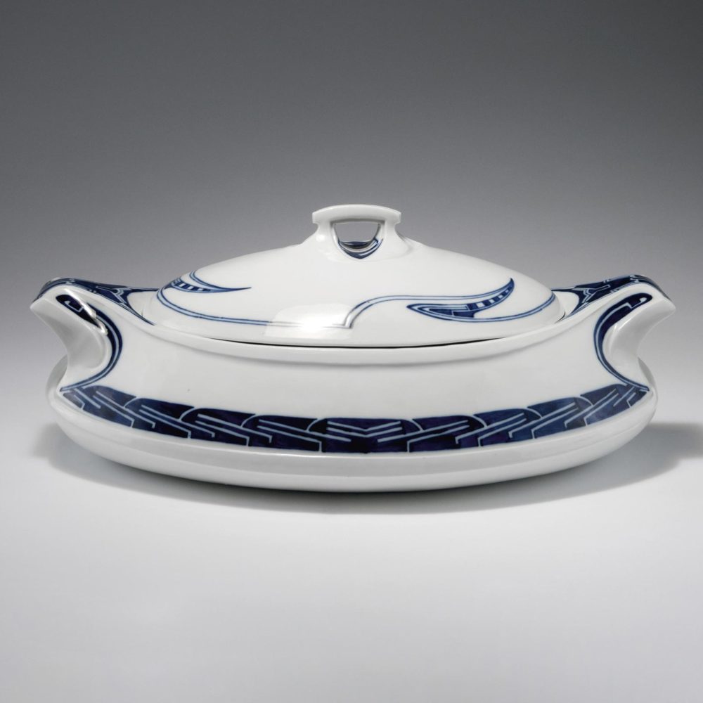 Meissen Whiplash Tureen By Henry Van De Velde