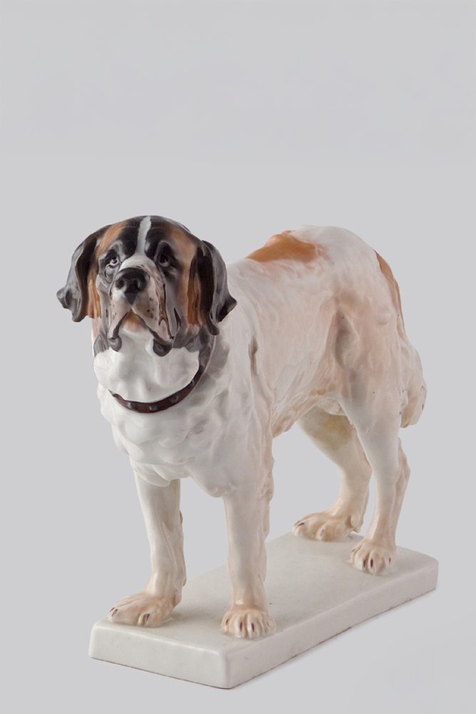 Meissen X117 Figure Saint Bernhard Oehler