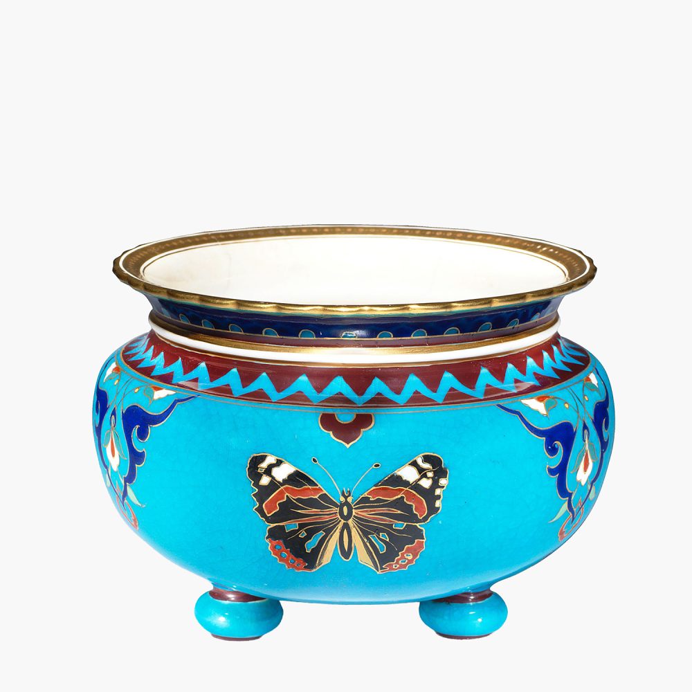 Minton Pot By Christopher Dresser Butterfly