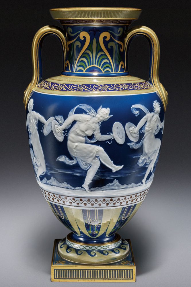 Minton Pate Sur Pate Vase 35a