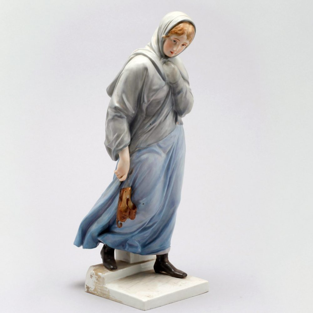 Meissen M168 Figure Of A Girl With Ice Skates
