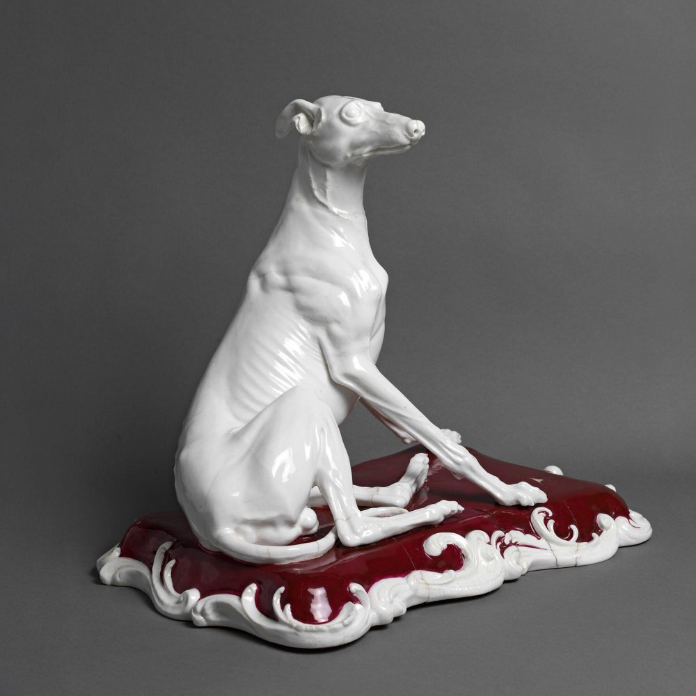 Minton 130 Figure Of Large Greayhound