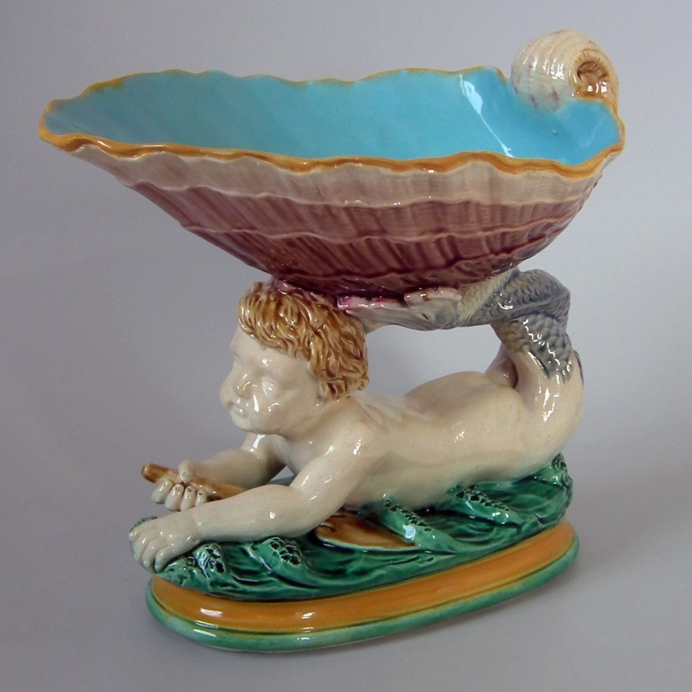Minton 1386 Majolica Triton