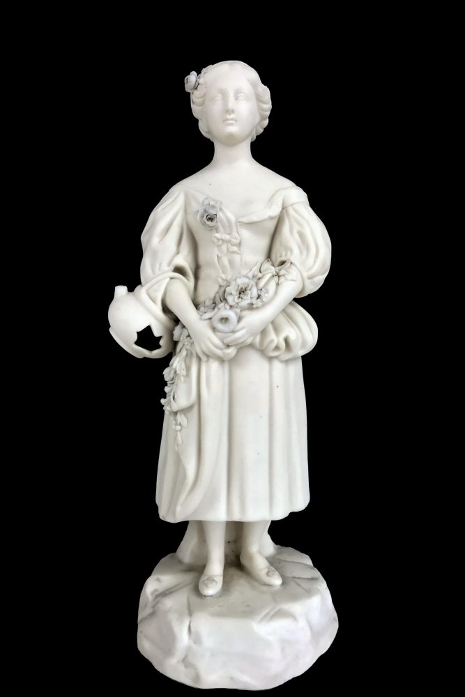 Minton 169 Parian Figure Broken Pitcher