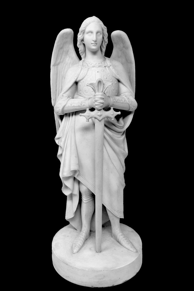 Minton 240 Parian Figure Archangel Michael
